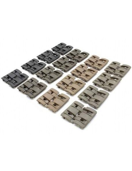 Cubrerailes estilo XTM - 32 pcs - 4 colores.