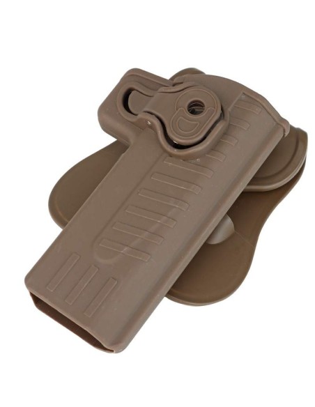 Funda Pistola Rigida Ext. Rapida - Hi-Capa - TAN