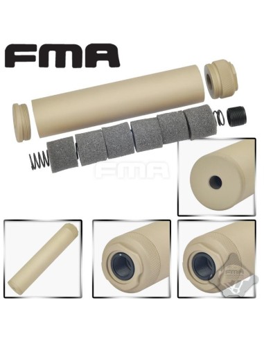 Silenciador FMA Specter F38X185,4mm Tan