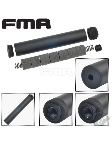 Silenciador FMA Specter F38X228,6mm Negro