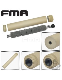 Silenciador FMA Specter F38X228,6mm Tan 2