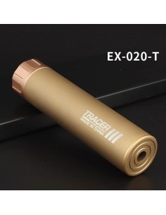 Silenciador Trazador 6.3" / 15,8cm - 14mm CWW - TAN / Bronce