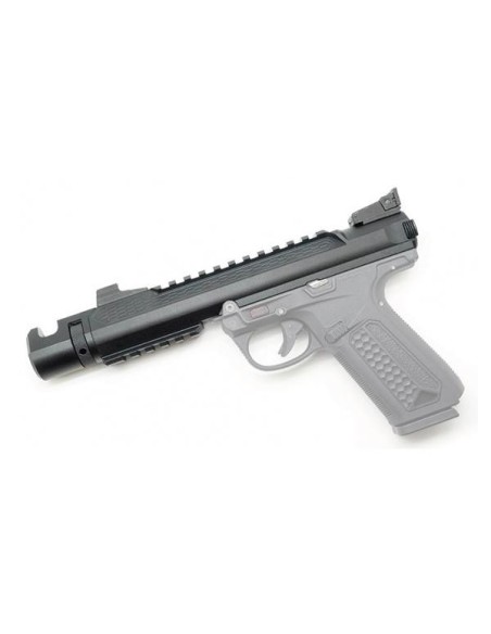 Cañon externo metalico + compensador AAP01 - Action Army