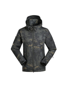 Chaqueta Softshell Multicam Black