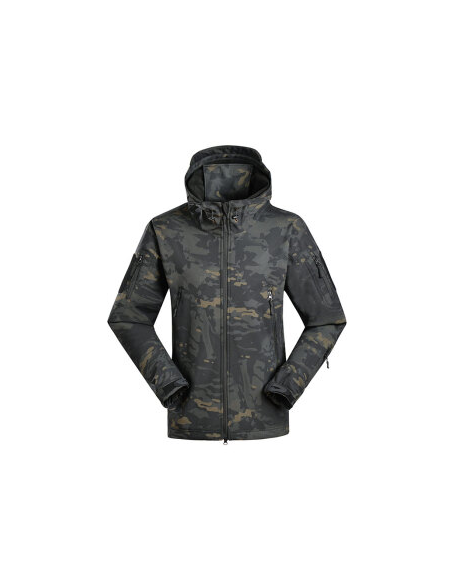 Chaqueta Softshell Multicam Black