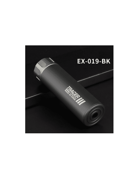 Silenciador Trazador 5,2" / 13,2 cm - 14mm CWW - Negro