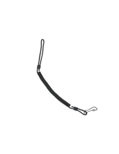 Cordon pistola Lanyard sencillo Negro