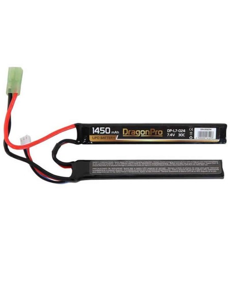 Bateria Lipo 7.4V 1450mah 30c nunchukx2 - DRAGONPRO