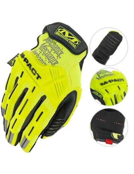 Guantes Mechanix M-Pact Hi-Viz