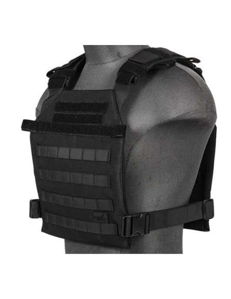 Plate Carrier Ligero 1000D - Negro - Lancer Tactical